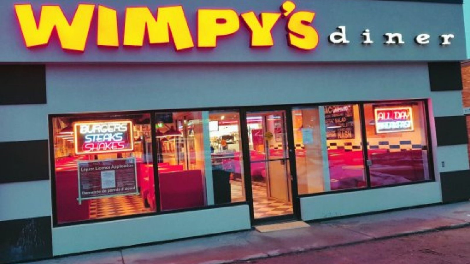 Wimpy's Diner Menu Prices 2021