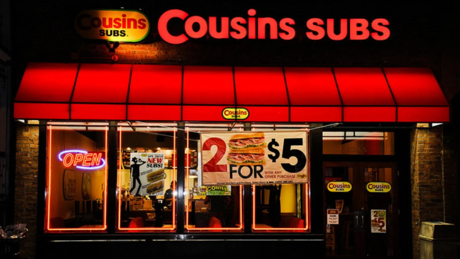 Cousins Subs Menu Prices 2021