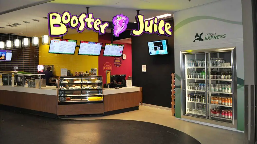 Booster Juice Menu with Prices