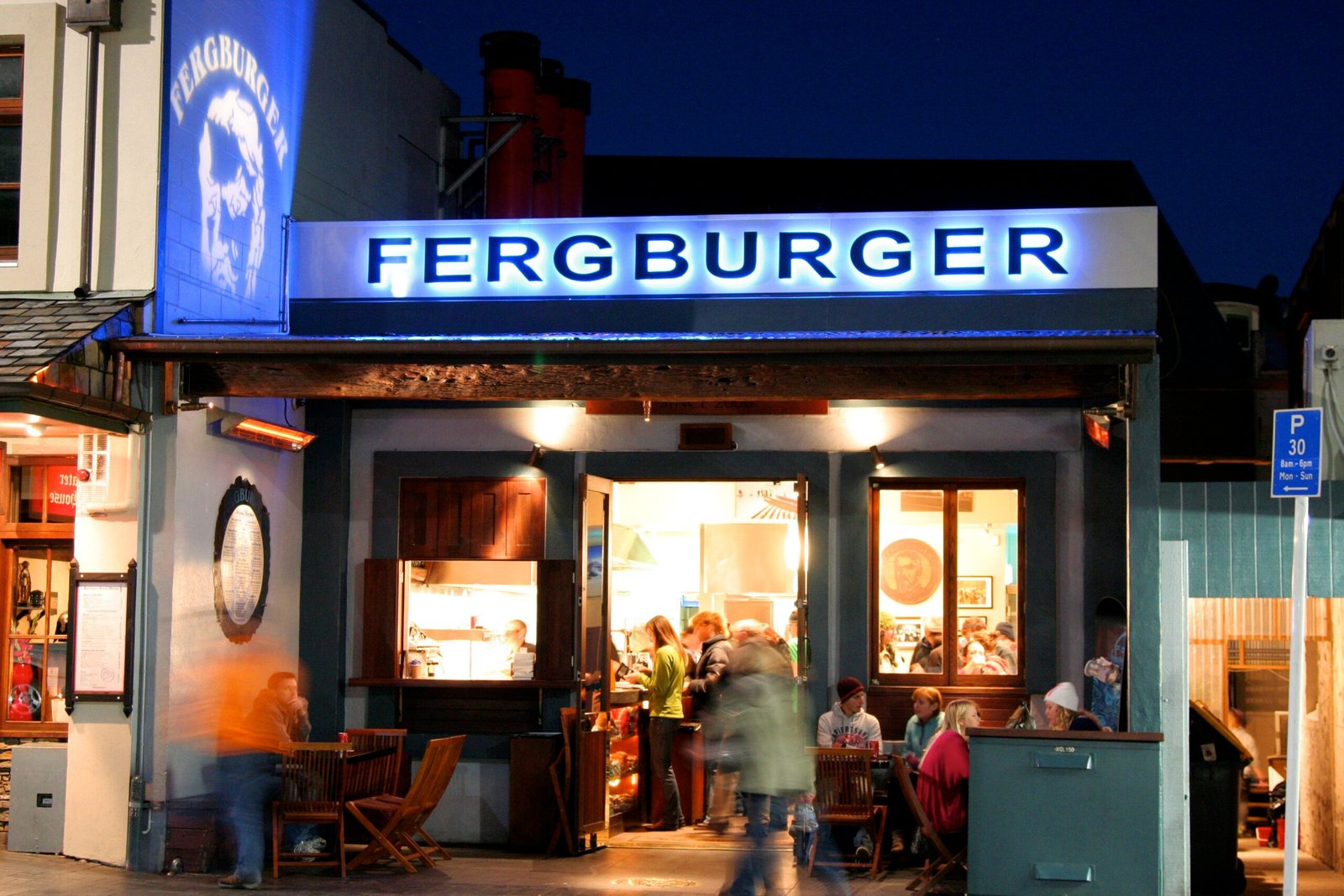 Fergburger Menu with Prices