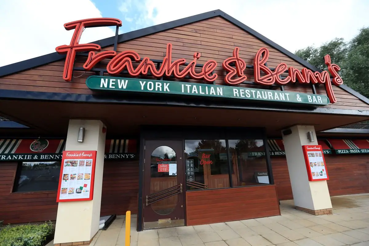 Frankie and Benny’s Menu with Prices