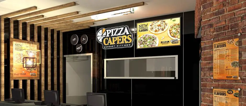 Pizza Capers Menu with Prices