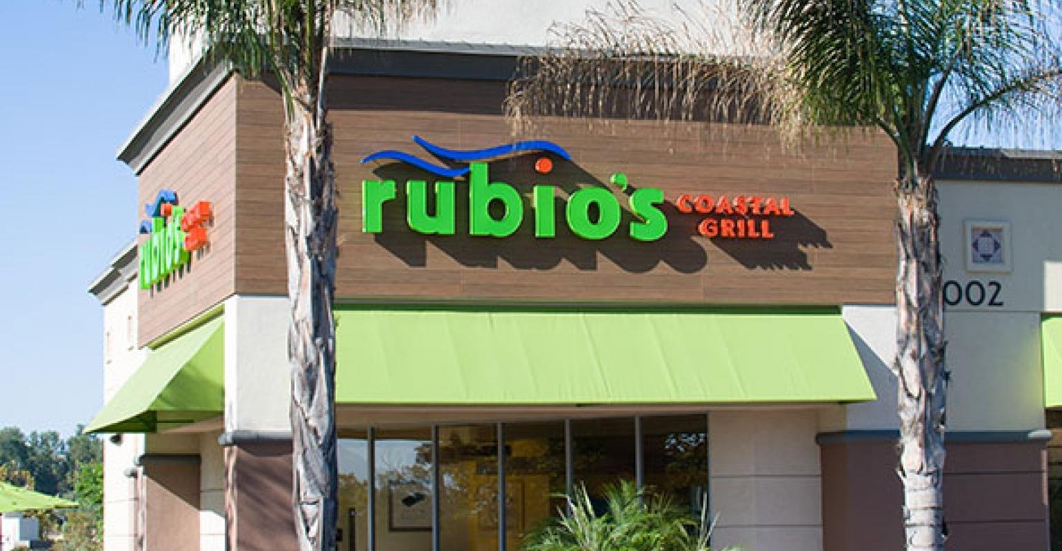 Rubio’s Menu with Prices