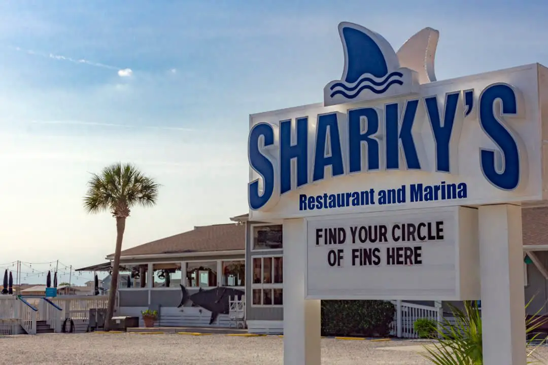 Sharky’s Menu with Prices